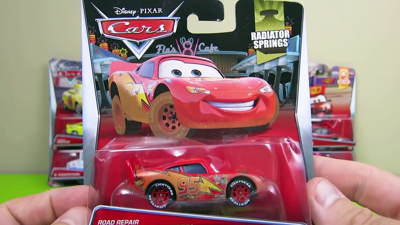 NEW new DISNEY PIXAR CARS NEW LIGHTNING HELICOPTER PITTIES CAR TOYS UNBOXING