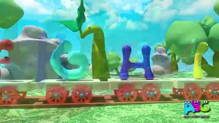 Alphabet Train Songs for Children | Alphabet Song | 3D Animated Nursery Rhymes