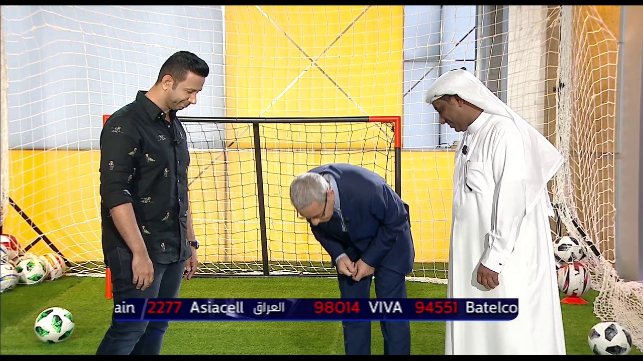 تحدي ركلات الجزاء بين فايز السعيد وعلي الخوار