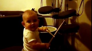 The Drummer!!! 9 months drummer girl , baby drummer