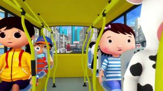 Wheels On The Bus | Part 12 | Nursery Rhymes | By LittleBabyBum!