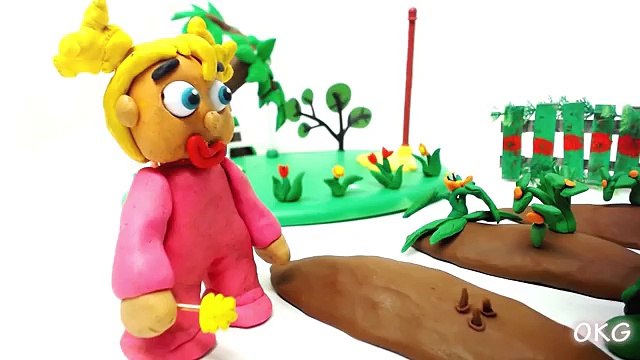 Red & Green Baby MINING GOLD RUSH - Stop Motion Cartoons For Kids