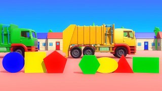 Binkie TV - Garbage Truck - Learn Shapes | For Kids