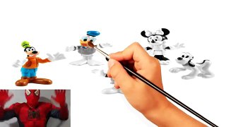 ✅Mickey and the Roadster Racers Drawing & Coloring with Mickey Mouse Minnie Goofy Daisy / For Kids