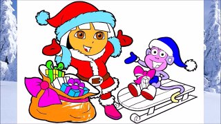 Coloring Pages Dora The Explorer Coloring Book Videos for Children Learning Colors