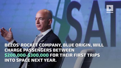 Jeff Bezos Will Charge at Least $200K for Space Rides