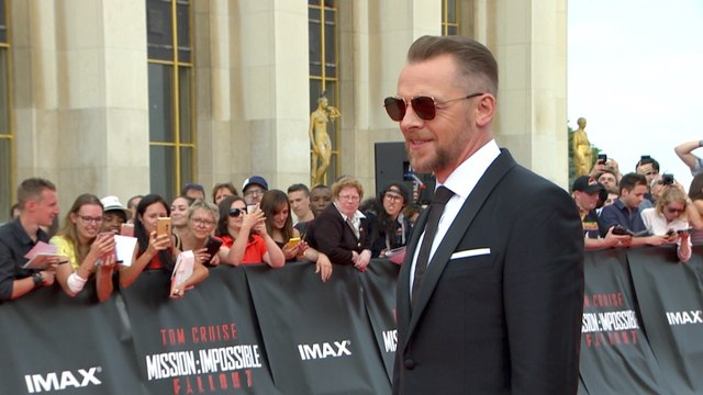 MI Premiere In Paris Introduces Simon Pegg