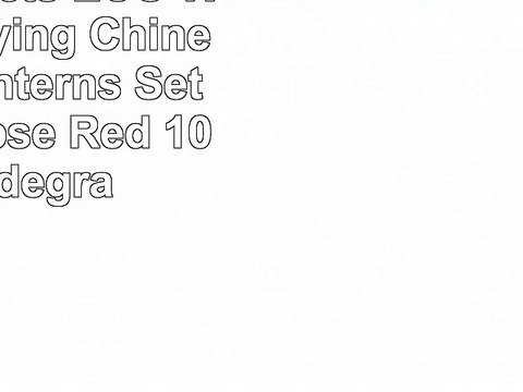 Just Artifacts ECO WireFree Flying Chinese Sky Lanterns Set of 20 Eclipse Red 100