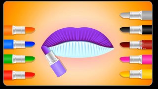 Learn Colors with Lipstick | Colours to Kids Children Toddlers Baby Play Videos