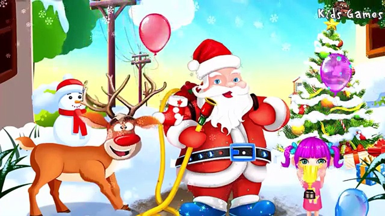 Fire Trucks for Children | Christmas Santa Hero Fireman | Cartoons for Kids : Fire Rescue for Baby