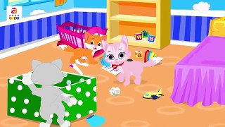 Three Little Kittens Nursery Rhymes For Children | Beautiful Kids Rhymes kindergarten