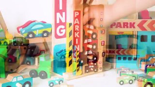 Learn How to Count to 10 with Stacking Cars Parking Garage!