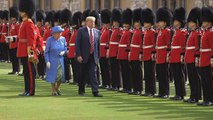 President Trump And First Lady Melania Trump Visit The Queen