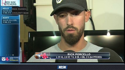 Rick Porcello Takes Blame For Red Sox's Loss To Blue Jays