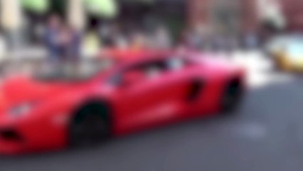 Le policier pensait pouvoir arrêter la Lamborghini... (ᗒ ͟ʖᗕ)