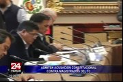 Admiten trámite de acusación constitucional contra miembros del CNM