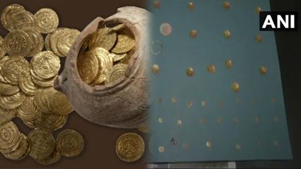 900 ஆண்டுகள் பழமையான தங்க புதையல்  கண்டெடுப்பு