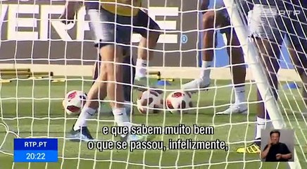 Franceses contidos antes da final com a Croácia