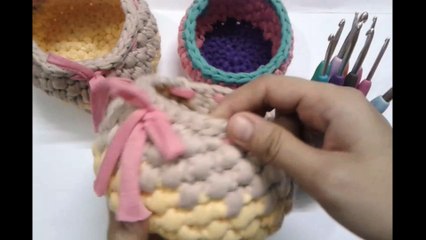 Tshirt Yarn Basket Tutorial