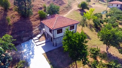 Türkiye'nin ilk 'Ekolojik Ahşap Oyuncak Müzesi' havadan görüntülendi