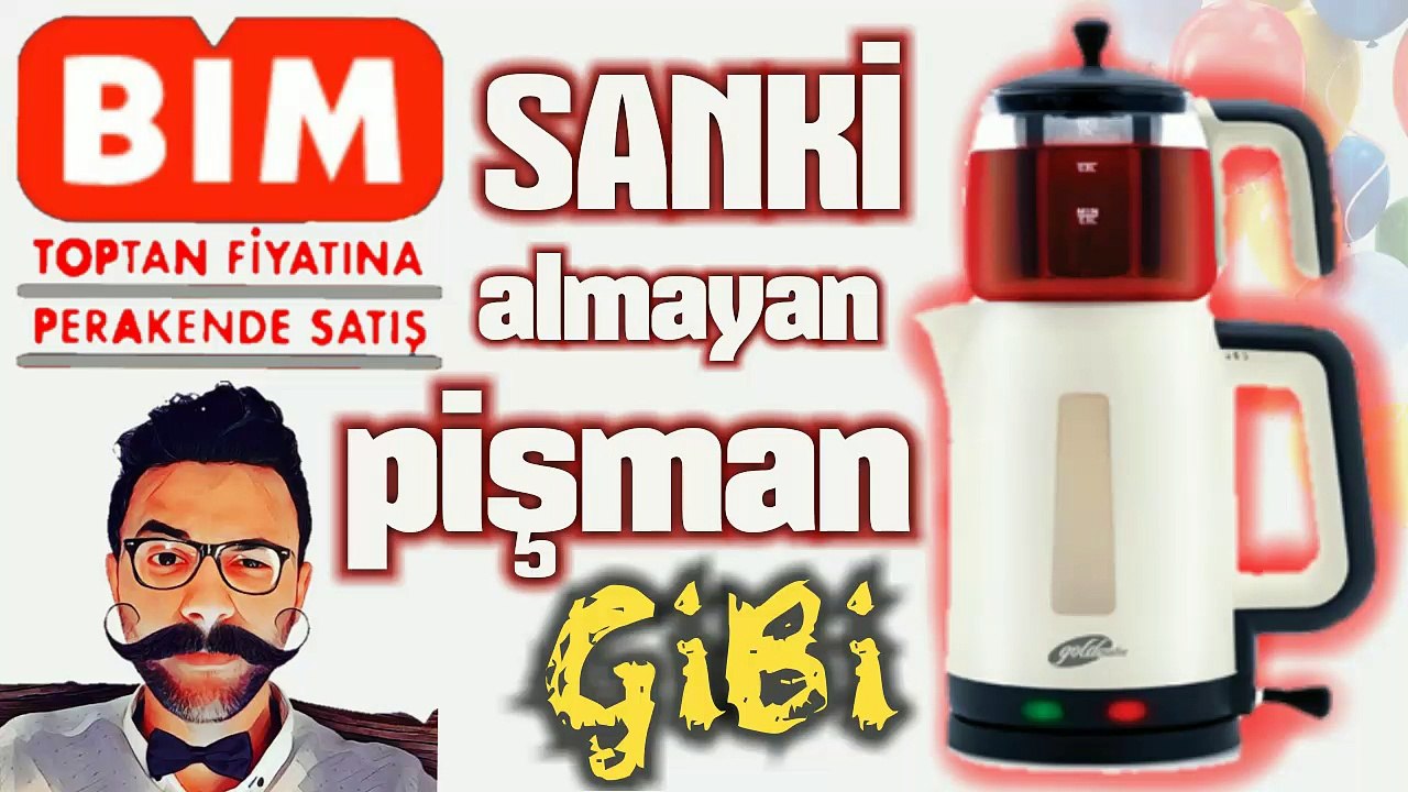goldmaster GM-7321P PAPATYA Otomatik Çay Makinesi bim DETAYLI ÖN İNCELEME pinti adam ~ BİM AKTÜEL ÜRÜN İNCELEME ~
