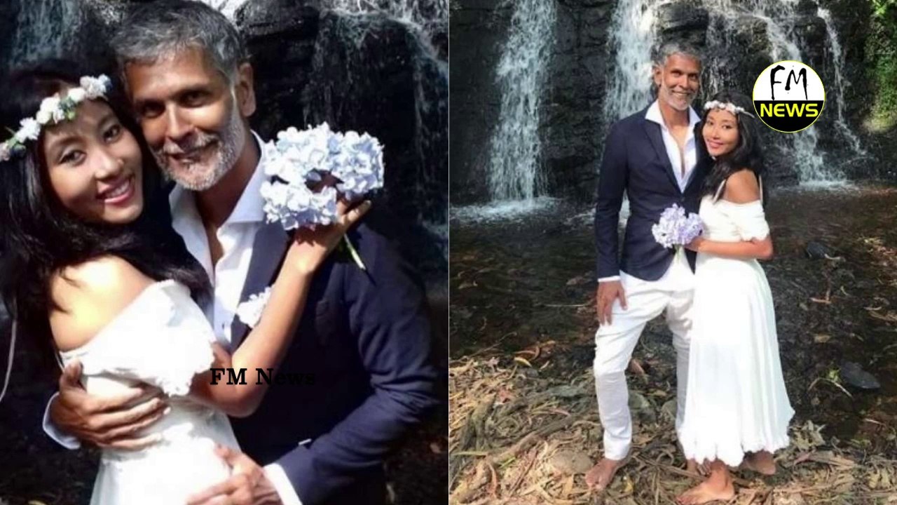Milind Soman and Ankita Konwar looks so Stunning  First Photoshoot after Marriage