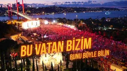 Jandarmadan duygulandıran 15 Temmuz klibi