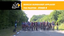 Marcus Burghardt encourage le peloton / applause the peloton - Étape 8 / Stage 8 - Tour de France 2018