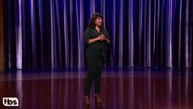Jenny Zigrino’s Butt Set Off The TSA Body Scanner - CONAN on TBS