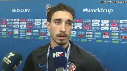 Subasic, Lovren, Rakitic, Vrsaljko, Mandzukic.