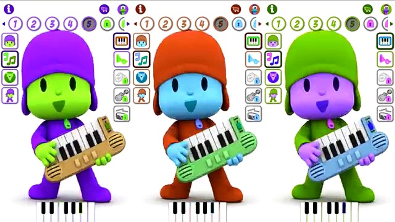 Talking Pocoyo Colors Reion Compilation HD