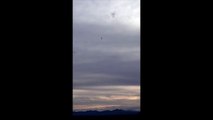 UFO Sightings 2017  Mystery light filmed blazing in the sky California    UFO Footage