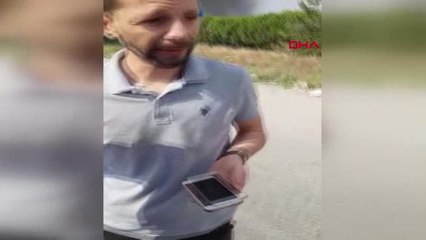 Balıkesir'de Seyir Halindeki Yolcu Otobüsü Yandı