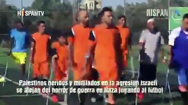 El fútbol⚽️ se ha convertido en un aliciente para muchos de los palestinos que son víctimas del ataque constante del Gobierno israelí y el asedio al que es so