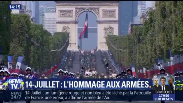14-Juillet: revivez les moments marquants du défilé sur les Champs-Elysées