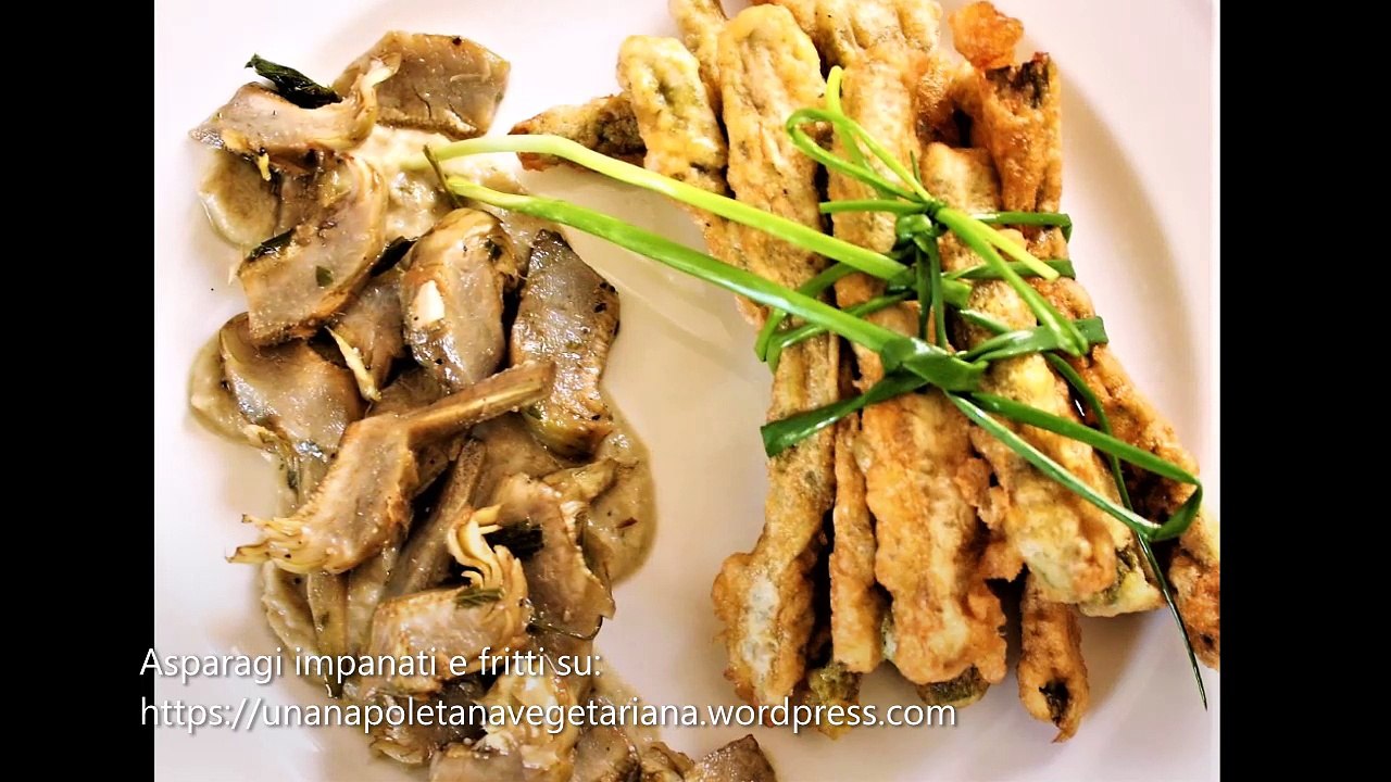 Asparagi impanati e fritti