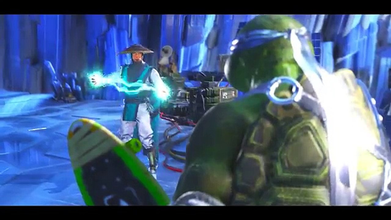 INJUSTICE 2 - NINJA TURTLES vs RAIDEN All INTRO DIALOGUES!