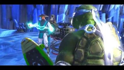 INJUSTICE 2 - NINJA TURTLES vs RAIDEN All INTRO DIALOGUES!