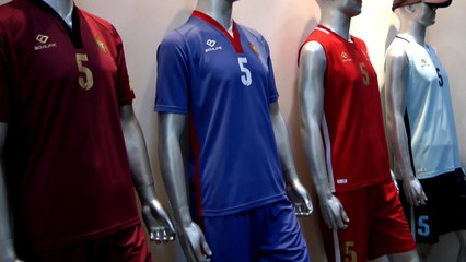 Prezentarea echipamentului nou pentru selectionata de fotbal pe plaja 2018