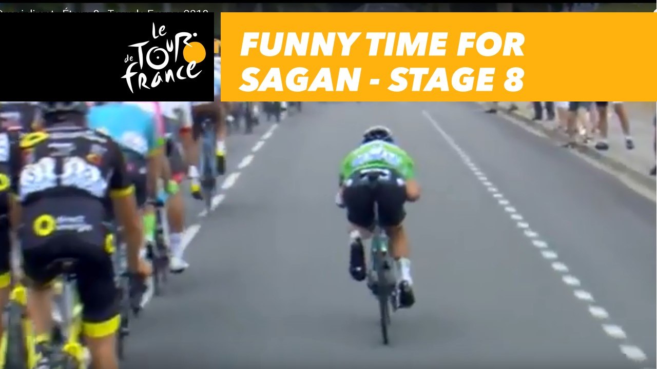Peter Sagan s'amuse / Funny Time for Sagan - Étape 8 / Stage 8 - Tour de France 2018