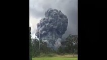Hawaiis Kilauea volcano erupts from its summit shooting