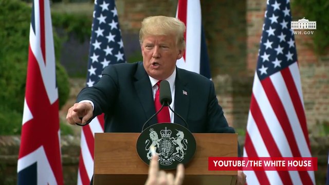 Trump Refuses To Take Question From CNN