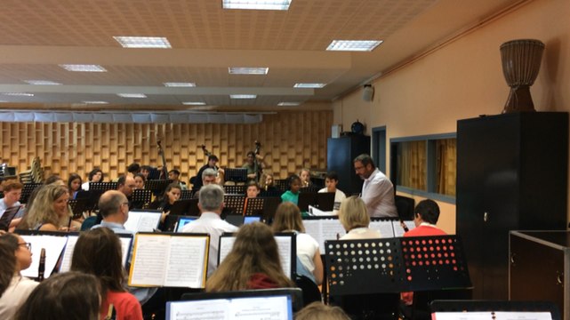 Répétitions de l’orchestre d’harmonie du festival « Musique en Pays de Falaise »