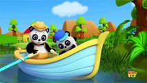 Bao Panda | row row row your boat | nursery rhymes | kids songs | 3d rhymes | kids tv cartoons