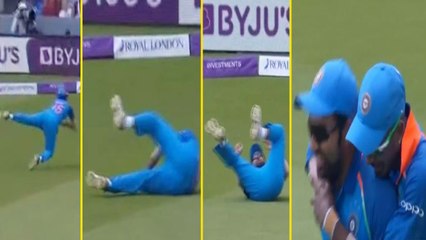 India Vs England 2nd ODI: Rohit Sharma takes brilliant running catch to dismiss Moeen Ali | वनइंडिया