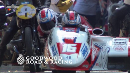 Crazy sidecar antics at FOS