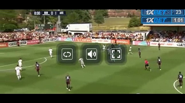 Pierre-Emerick Aubameyang Goal HD - Boreham Wood 0-2 Arsenal 14.07.2018 Friendly