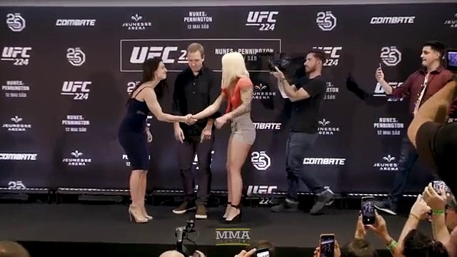 UFC 224 Media Day Staredowns - MMA Fighting