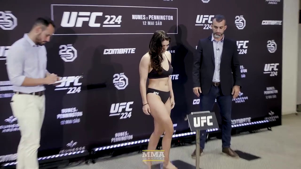 UFC 224 Weigh-Ins: Mackenzie Dern Badly Misses Weight - MMA Fighting
