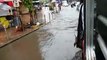 The third straight day of heavy monsoon rains disrupted trains and traffic in Mumbai on July 9. Flooding in several areas prompted the government to declare a h